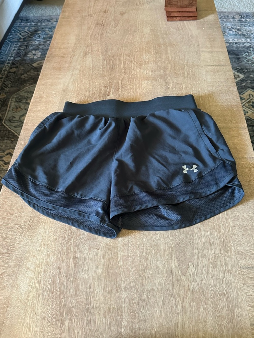 Under Armour Women’s Black Layered Athletic Shorts